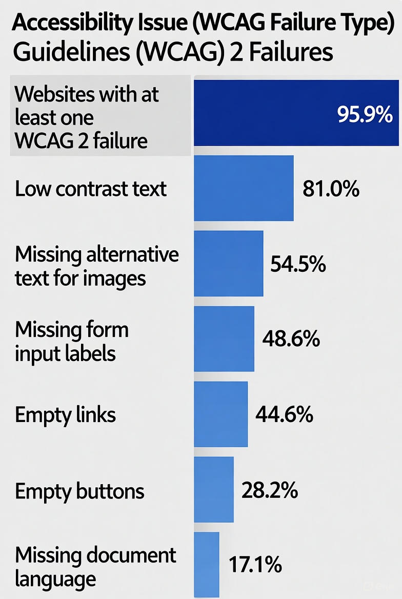 A11y Roles pie chart